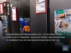 Bunda Merapat! Hari ini Transmart Diskon Kulkas Rp 3,4 Juta