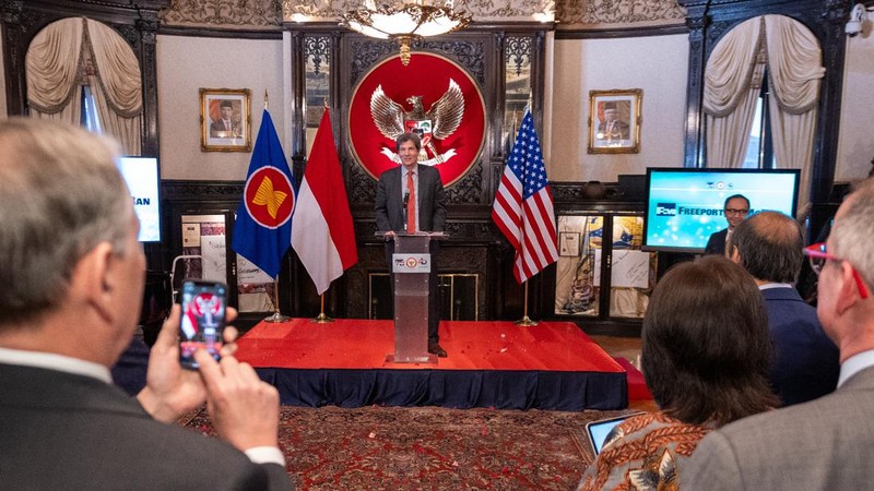 AS dan Indonesia Merayakan 75 Tahun Hubungan Bilateral dan 40 Tahun Dewan Bisnis AS-ASEAN. (Dok Kemenkeu)