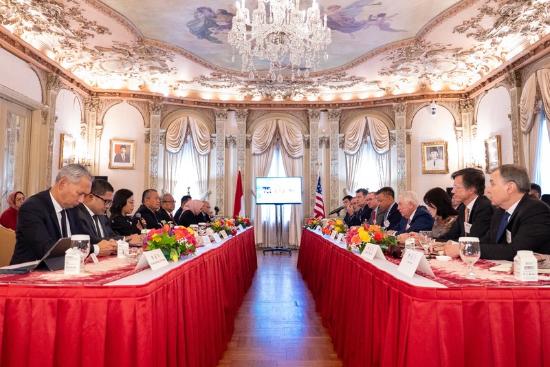 AS dan Indonesia Merayakan 75 Tahun Hubungan Bilateral dan 40 Tahun Dewan Bisnis AS-ASEAN. (Dok Kemenkeu) AS dan Indonesia Merayakan 75 Tahun Hubungan Bilateral dan 40 Tahun Dewan Bisnis AS-ASEAN. (Dok Kemenkeu)