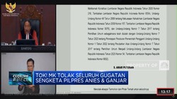 Video: MK Tolak Gugatan Semua Sengketa Pilpres