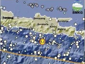 Gempa Terkini M 4,0 Guncang Pacitan