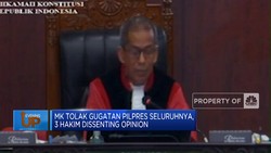 Video: MK Tolak Semua Gugatan Pilpres, 3 Hakim Dissenting Opinion