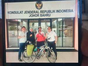 Driver Ojol Klaten Berangkat Umrah Bersepeda, Begini Ceritanya