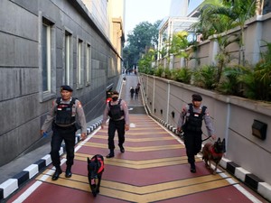 Polri Kerahkan Anjing Pelacak Amankan Sidang Sengketa Pilpres di MK