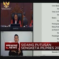 Video: Simak! MK Bacakan Hasil Putusan Sengketa Pilpres 2024