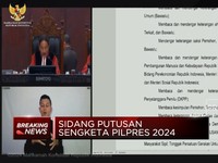 Video: Simak! MK Bacakan Hasil Putusan Sengketa Pilpres 2024