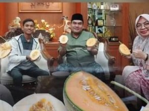 Lima Tahun Kerja di Korea, Adi Latif Mashudi Kini Jadi Juragan Melon di Blora
