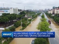 Video: Hujan Deras Guyur Selatan China, Puluhan Ribu Orang Dievakuasi