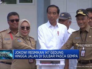 Video: Jokowi Resmikan 147 Gedung Hingga Jalan di Sulbar Pasca Gempa