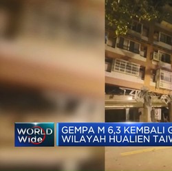 Video: Gempa M 6,3 Kembali Guncang Wilayah Hualien Taiwan