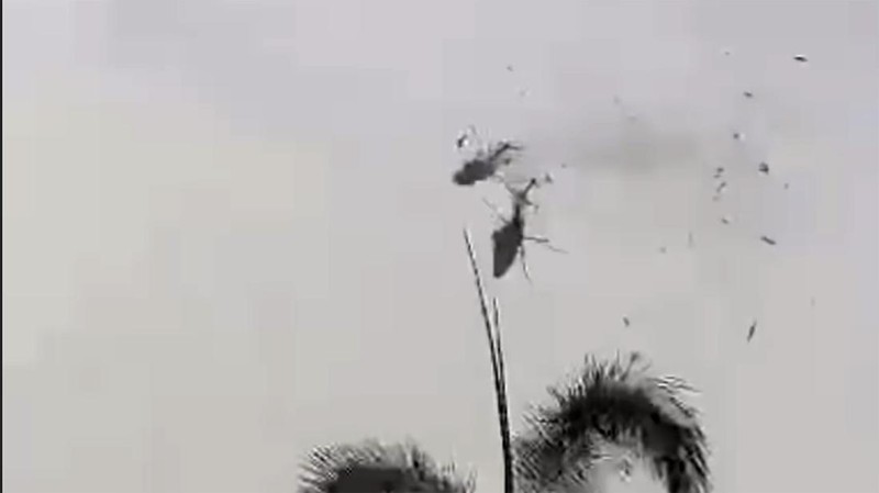 Kecelakaan Pesawat Helikopter Malaysia. (Tangkapan Layar Instagram)