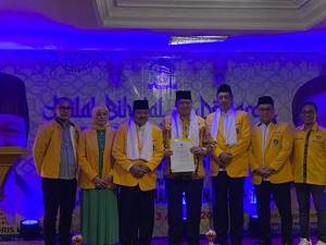 Satkar Ulama Indonesia Deklarasi Dukung Airlangga Jadi Ketum Golkar 2024-2029