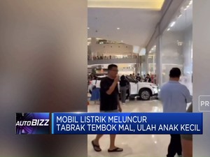 Video: Viral! Mobil Listrik Tabrak Tembok Mal Gegara Bocah