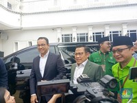 Anies Datang ke KPU, Jawab Potensi Bergabung ke Pemerintah Prabowo