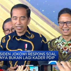 Video: Kabar Tak Lagi Jadi kader PDIP, Jokowi Respons Begini