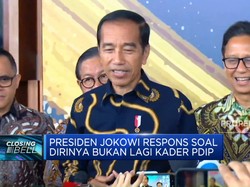 Video: Kabar Tak Lagi Jadi kader PDIP, Jokowi Respons Begini