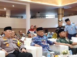 Kapolri Janjian dengan Panglima Healing Hadiri Halalbihalal Muhammadiyah