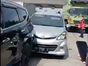 Pengemudi Pajero Arogan Oknum Polisi, Avanza Ditabrak Depan dan Belakang