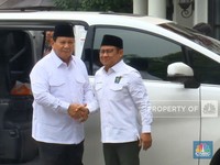 Prabowo Sambangi DPP PKB Usai Penetapan KPU