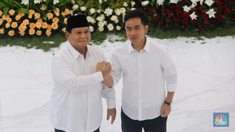 Prabowo Subianto-Gibran Rakabuming Raka. (CNBC Indonesia/Faisal Rahman)
