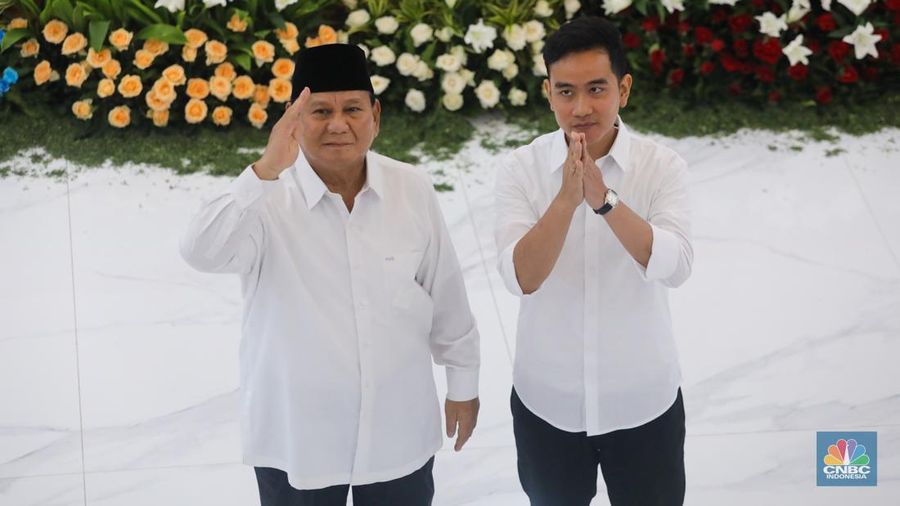 Prabowo Subianto-Gibran Rakabuming Raka. (CNBC Indonesia/Faisal Rahman)