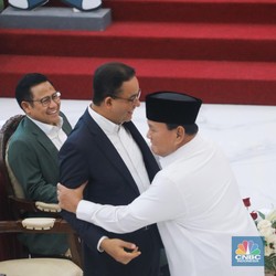 Momen Prabowo 'Gemas' ke Anies Usai Ditetapkan Presiden, Sebut Ini!