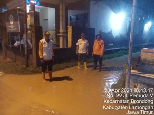 Banjir 2 Desa di Pantura Lamongan Mulai Surut
