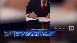 Video: Biden Teken Paket Bantuan USD 17 Miliar Untuk Israel
