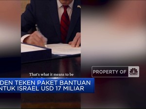Video: Biden Teken Paket Bantuan USD 17 Miliar Untuk Israel