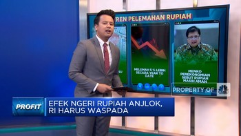 Video: Efek Ngeri Rupiah Anjlok, RI Harus Waspada
