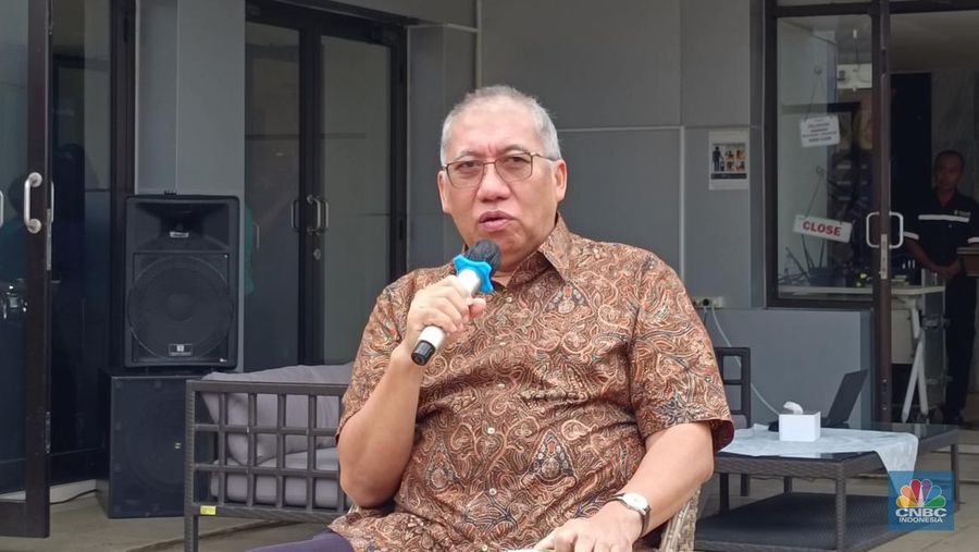 Direktur Utama Perum Bulog Bayu Krisnamurthi. (CNBC Indonesia/Martyasari Rizky)
