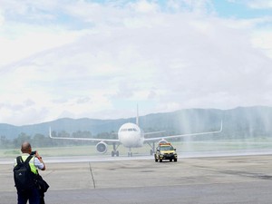 Pelita Air Resmi Terbang ke Kendari, Penerbangan Perdana Sukses