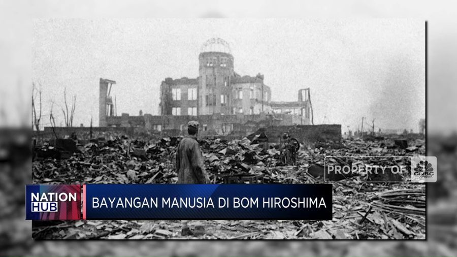 Penampakan Bayangan Manusia saat Bom Hiroshima & Nagasaki