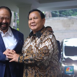 Prabowo Bertemu Paloh: Kami Menyambut NasDem Bergabung dengan Kami