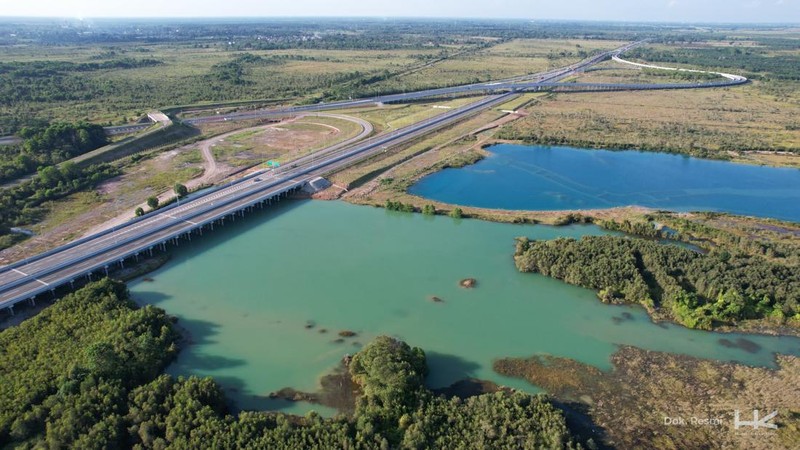 Proyek Tol Trans Sumatera siap ngegas lagi tahun ini. (Dok: Hutama Karya)