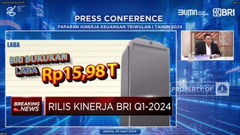 Video: Q1-2024, BRI Sukses Cetak Laba Rp15,98 Triliun