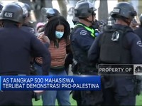 Video: AS Tangkap 500 Mahasiswa Terlibat Demonstrasi Pro-Palestina