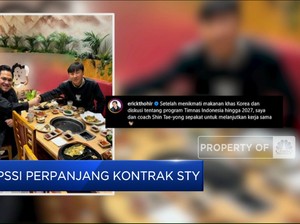  Erick Thohir Perpanjang Kontrak STY Jadi Pelatih Timnas