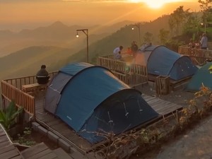 Langit Gantole Cililin, Resto dan Penginapan dengan View City Light Bandung