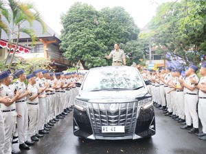 Momen Menteri AHY Sapa Taruna dan Taruni Saat Kunjungi STPN Yogyakarta