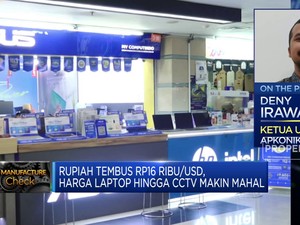 Video: Rupiah Tembus Rp16Ribu, Harga Elektronik Naik Hingga 15%