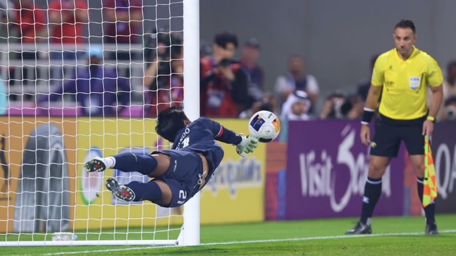 Sejarah tercatat kala Tim Nasional sepak bola Indonesia U-23 berhasil mengalahkan Korea Selatan U-23 di babak perempat final Piala Asia U-23 di Stadion Abdullah bin Khalifa, Doha, Qatar, Jumat (26/4/2024). (Dok. AFC)