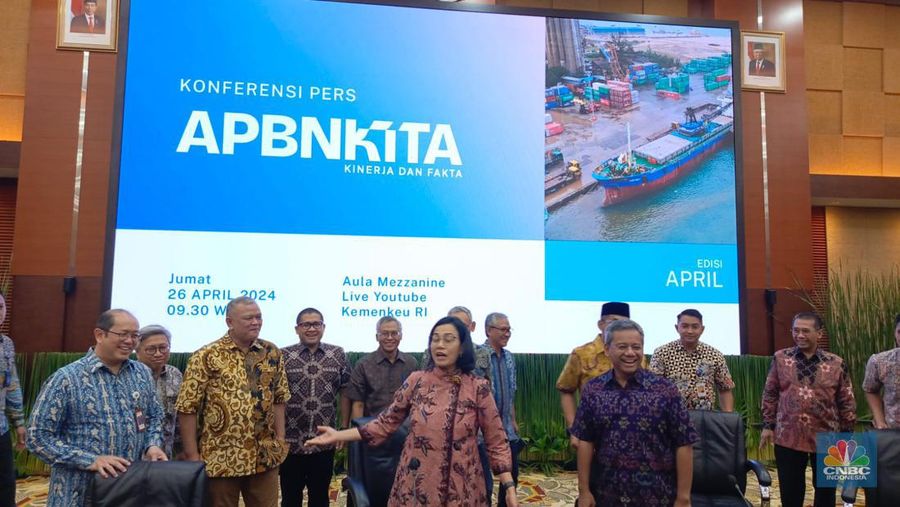Sri Mulyani dalam APBNKITA EDISI APRIL 2024.