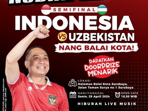 Sederet Persiapan Pemkot Surabaya Jelang Nobar Timnas Indonesia U-23