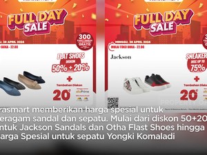 Video: Serbu! Pesta Diskon 50%+20% Sandal & Sepatu di Transmart