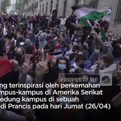 Video: Polisi Paris Pisahkan Demonstran Pro-Palestina Vs Pro-Israel