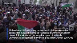 Video: Polisi Paris Pisahkan Demonstran Pro-Palestina Vs Pro-Israel