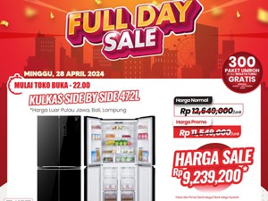 Beli Kulkas di Transmart Full Day Sale Diskon Rp 3 Juta