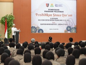 Program Siswa Qurani Tanamkan Pendalaman Agama-Pendidikan Karakter Polwan