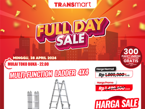 Transmart Full Day Sale, Tangga Multi Fungsi Diskon Cuma Rp 1 Jutaan!